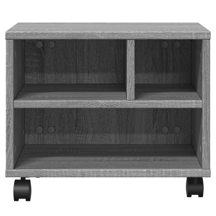 Suport pentru imprimantă cu roți, gri sonoma, 41x32x34,5 cm - WALTI WALTI