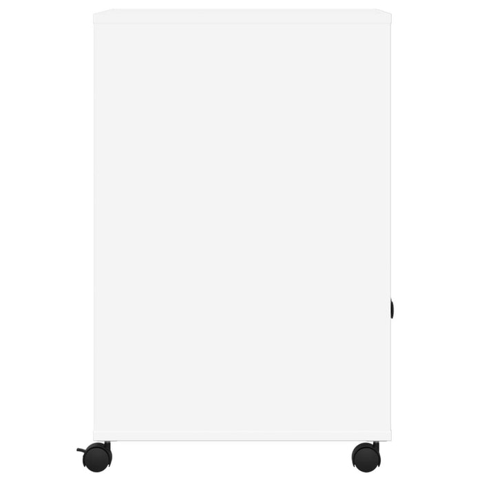 Suport pentru imprimantă cu roți, alb, 60x48x74 cm - WALTI WALTI