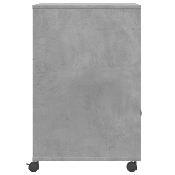 Suport pentru imprimantă cu roți, gri beton, 60x48x74 cm - WALTI WALTI
