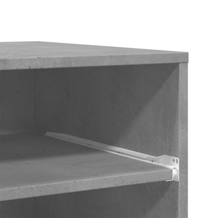 Suport pentru imprimantă cu roți, gri beton, 60x48x74 cm - WALTI WALTI