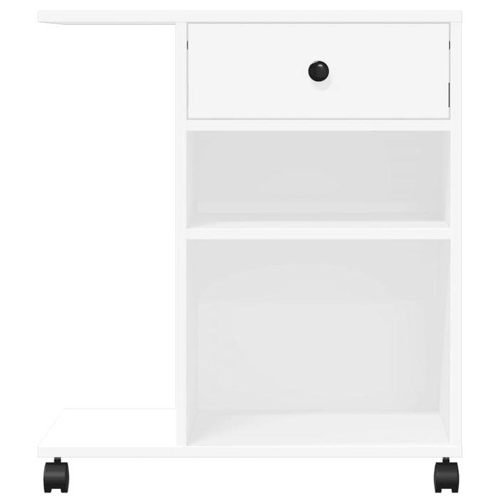 Suport pentru imprimantă cu roți, alb, 60x40x68,5 cm - WALTI WALTI