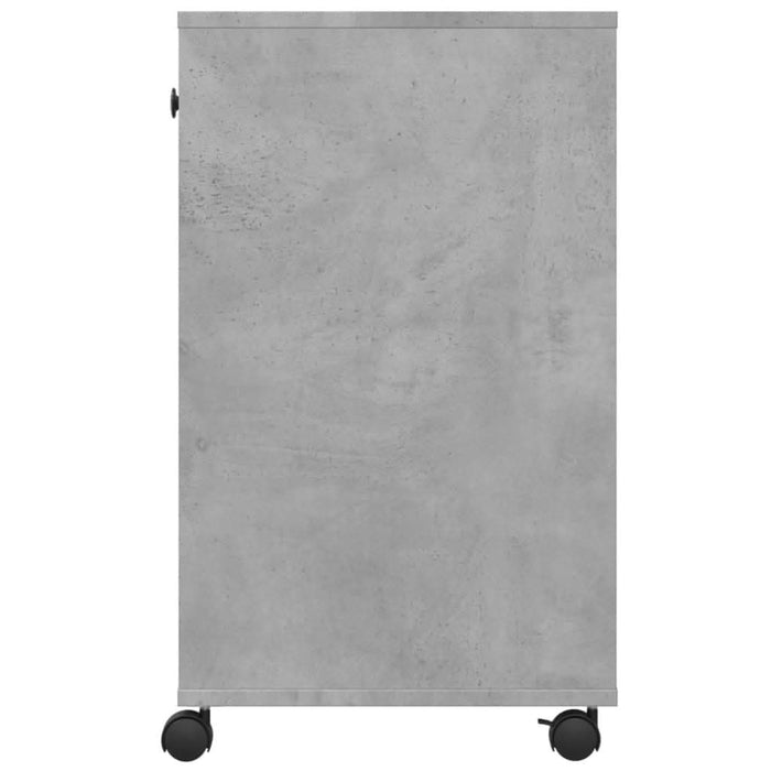 Suport pentru imprimantă cu roți, gri beton, 60x40x68,5 cm - WALTI WALTI