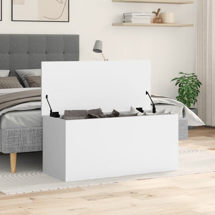 Cutie de depozitare, alb, 100x42x46 cm, lemn prelucrat - WALTI WALTI