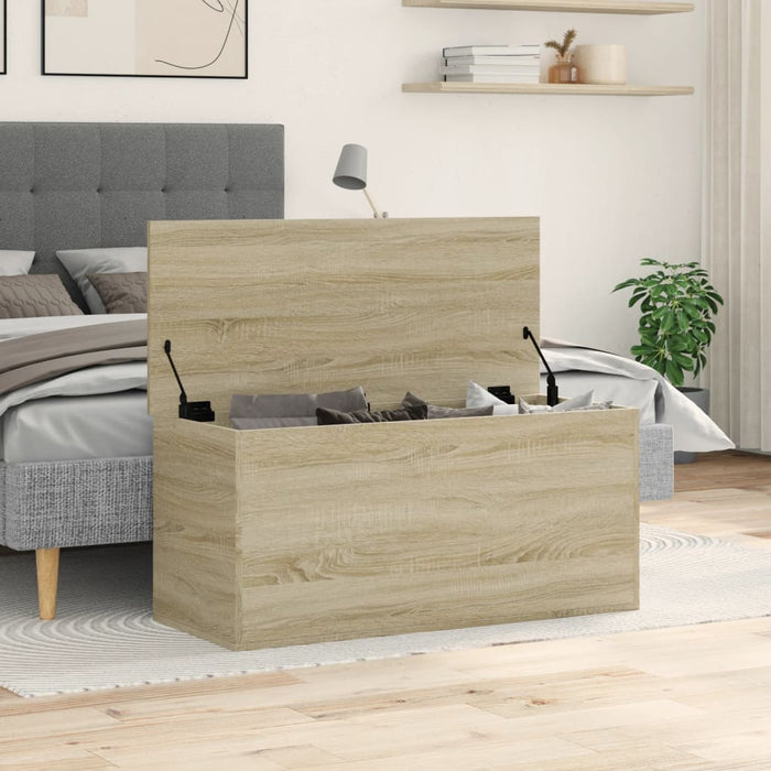 Cutie de depozitare stejar sonoma, 100x42x46 cm, lemn prelucrat - WALTI WALTI