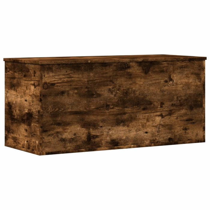 Cutie de depozitare stejar fumuriu, 100x42x46 cm lemn prelucrat - WALTI WALTI