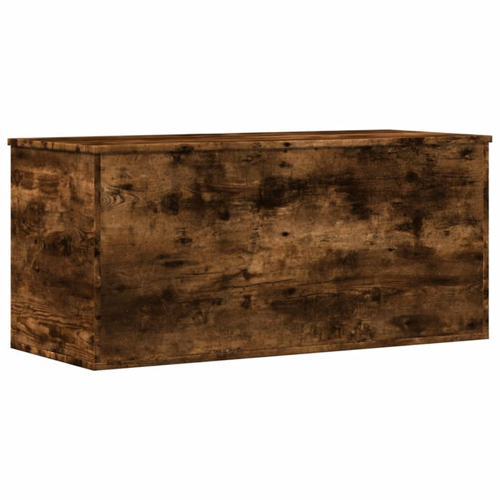 Cutie de depozitare stejar fumuriu, 100x42x46 cm lemn prelucrat - WALTI WALTI
