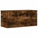 Cutie de depozitare stejar fumuriu, 100x42x46 cm lemn prelucrat - WALTI WALTI