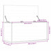 Cutie de depozitare, gri sonoma, 100x42x46 cm, lemn prelucrat - WALTI WALTI