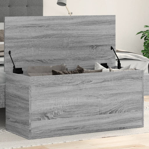 Cutie de depozitare, gri sonoma, 100x42x46 cm, lemn prelucrat - WALTI WALTI