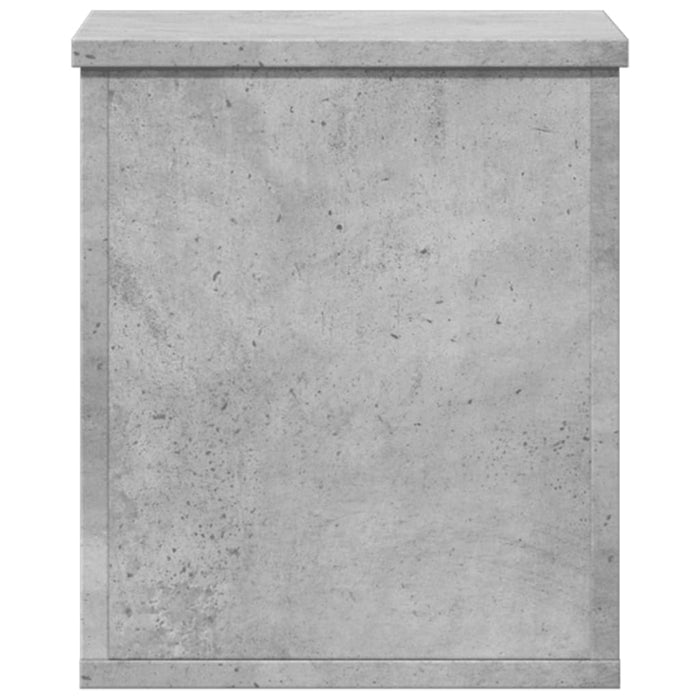 Cutie de depozitare, gri beton, 30x35x35 cm, lemn prelucrat - WALTI WALTI