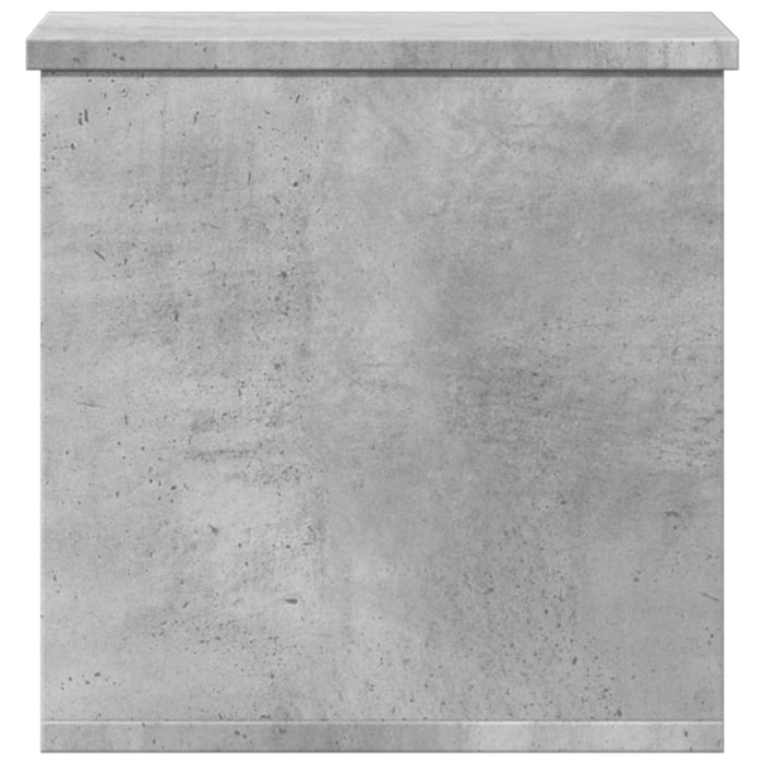 Cutie de depozitare, gri beton, 30x35x35 cm, lemn prelucrat - WALTI WALTI