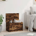 Cutie de depozitare, stejar fumuriu, 60x35x35 cm lemn prelucrat - WALTI WALTI