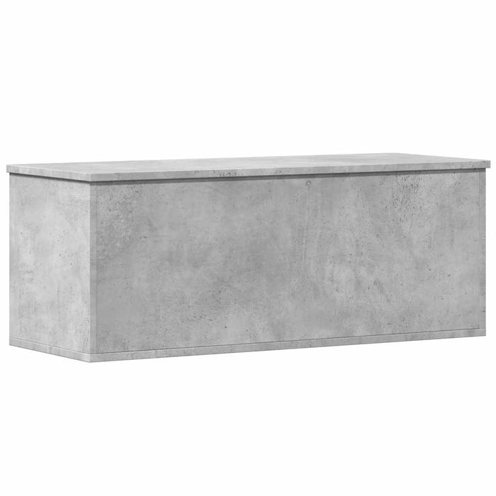Cutie de depozitare, gri beton, 90x35x35 cm, lemn prelucrat - WALTI WALTI