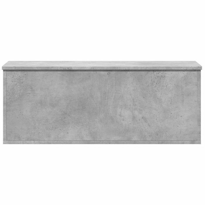 Cutie de depozitare, gri beton, 90x35x35 cm, lemn prelucrat - WALTI WALTI