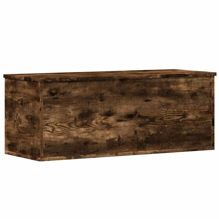 Cutie de depozitare, stejar fumuriu, 90x35x35 cm lemn prelucrat - WALTI WALTI