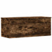 Cutie de depozitare, stejar fumuriu, 90x35x35 cm lemn prelucrat - WALTI WALTI