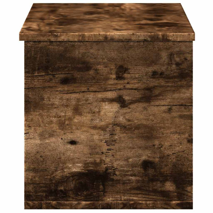 Cutie de depozitare, stejar fumuriu, 90x35x35 cm lemn prelucrat - WALTI WALTI