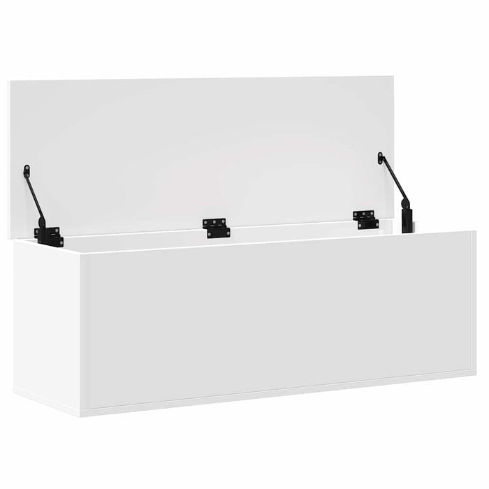 Cutie de depozitare, alb, 102x35x35 cm, lemn prelucrat - WALTI WALTI