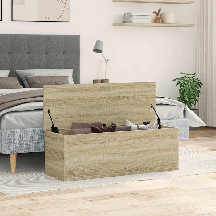 Cutie de depozitare, stejar sonoma, 102x35x35cm, lemn prelucrat - WALTI WALTI