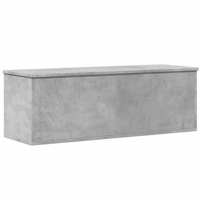 Cutie de depozitare, gri beton, 102x35x35 cm, lemn prelucrat - WALTI WALTI