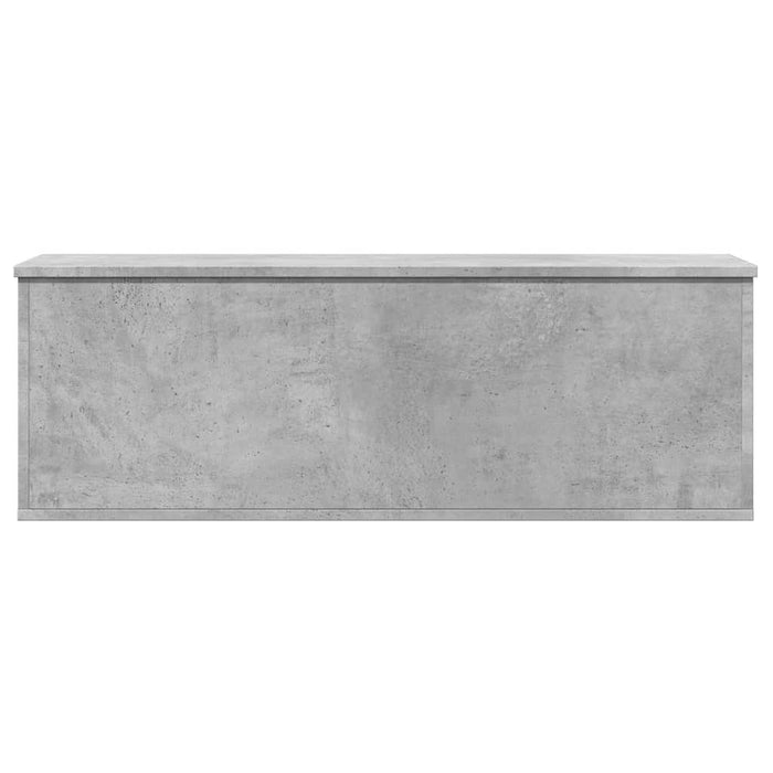 Cutie de depozitare, gri beton, 102x35x35 cm, lemn prelucrat - WALTI WALTI