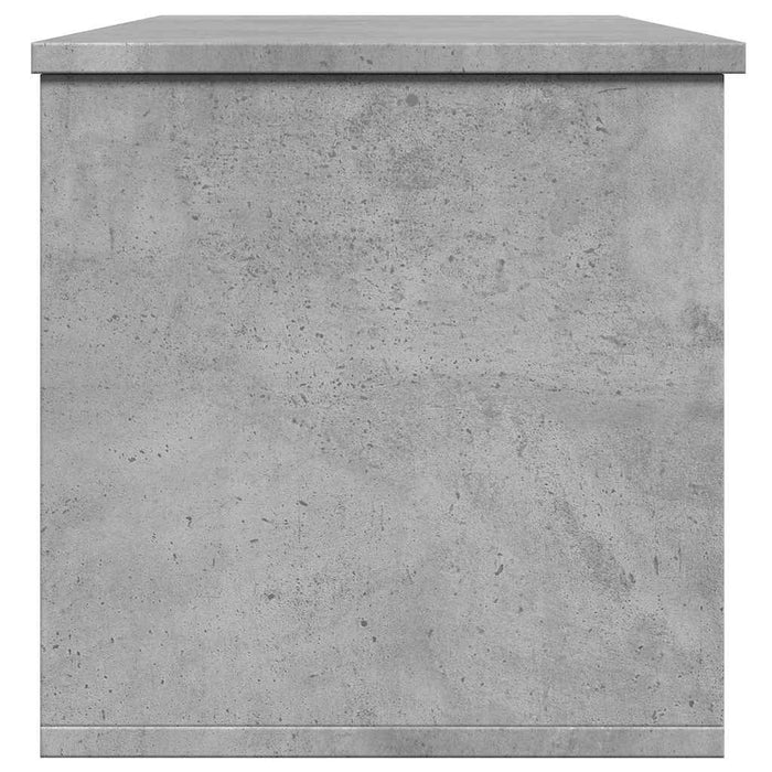 Cutie de depozitare, gri beton, 102x35x35 cm, lemn prelucrat - WALTI WALTI