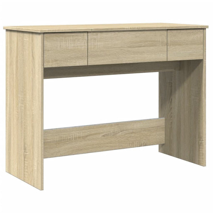 Masă de toaletă cu oglindă, stejar sonoma, 100x45x76 cm - WALTI WALTI