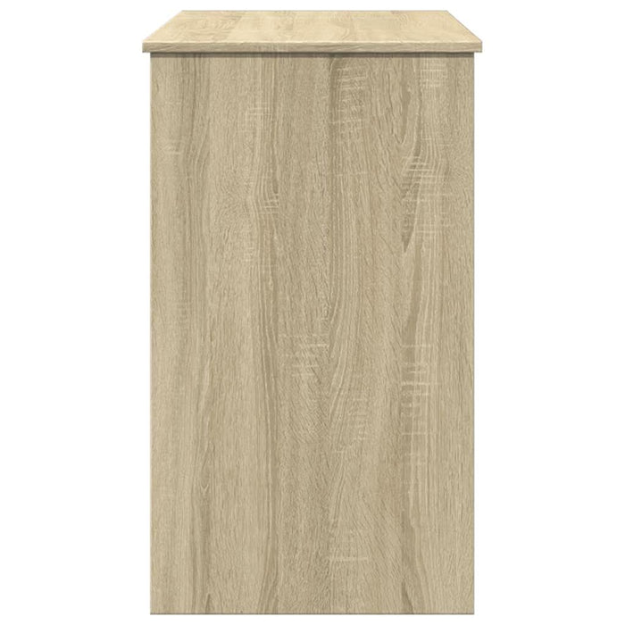 Masă de toaletă cu oglindă, stejar sonoma, 100x45x76 cm - WALTI WALTI