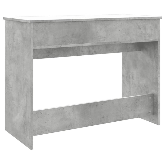 Masă de toaletă cu oglindă, gri beton, 100x45x76 cm - WALTI WALTI