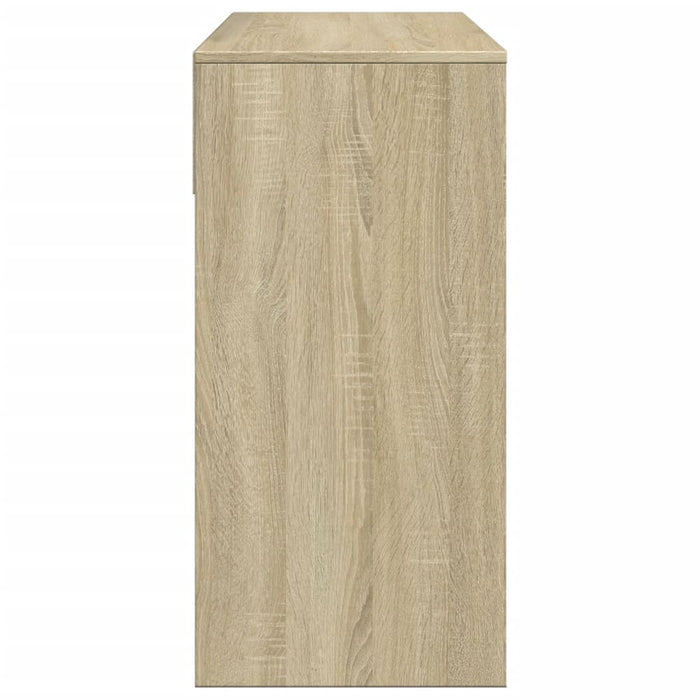 Masă de toaletă cu oglindă, stejar sonoma, 80x39x80 cm - WALTI WALTI
