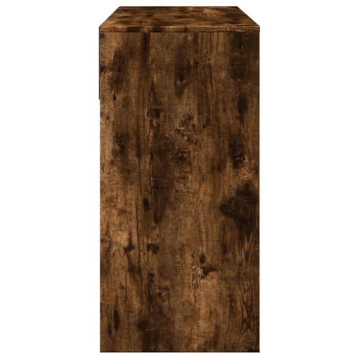 Masă de toaletă cu oglindă, stejar fumuriu, 80x39x80 cm - WALTI WALTI