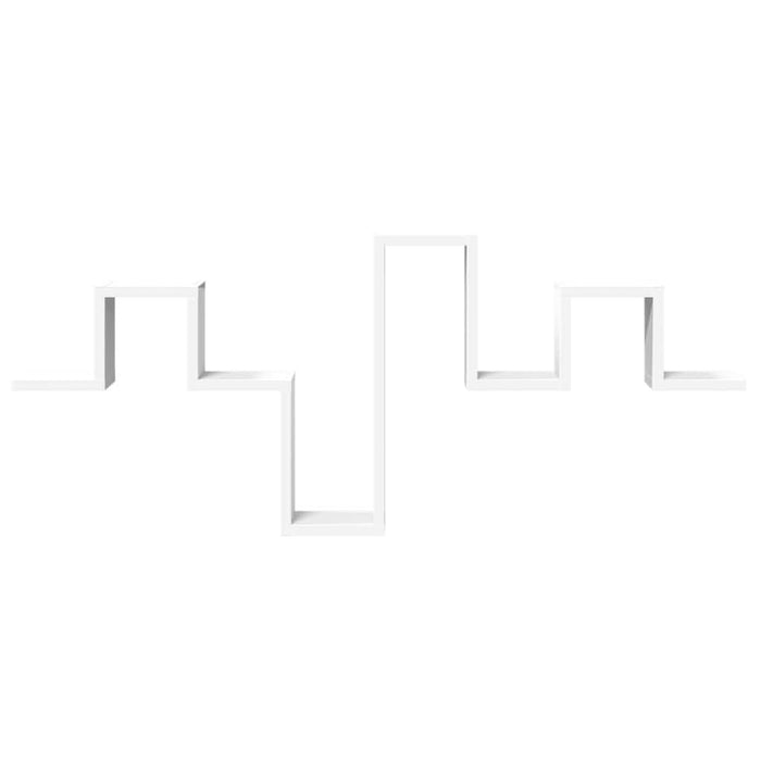 Raft de perete, alb, 104,5x10x43 cm, lemn prelucrat - WALTI WALTI
