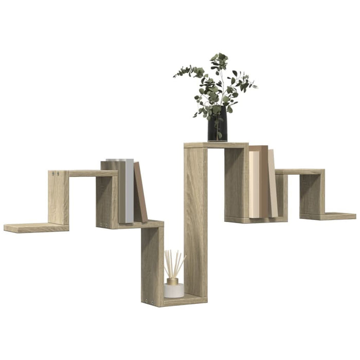 Raft de perete, stejar sonoma, 104,5x10x43 cm, lemn prelucrat - WALTI WALTI