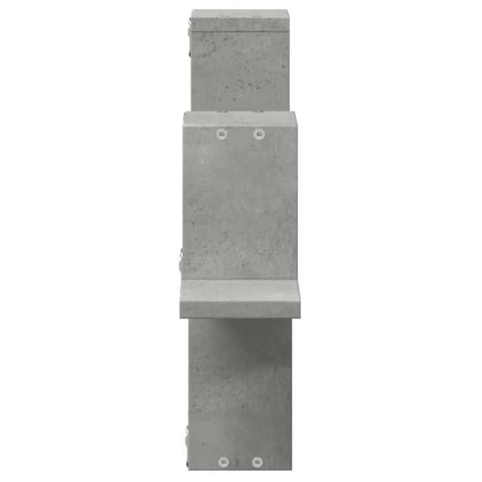 Raft de perete, gri beton, 104,5x10x43 cm , lemn prelucrat - WALTI WALTI