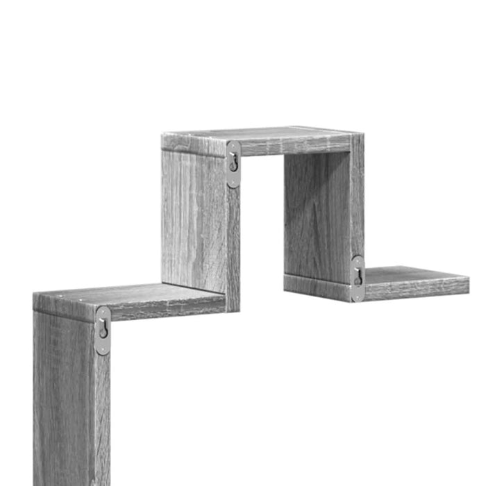 Raft de perete, gri sonoma, 104,5x10x43 cm, lemn prelucrat - WALTI WALTI