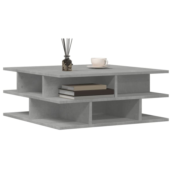 Masă de cafea, gri beton, 70x70x29 cm, lemn compozit - WALTI WALTI