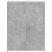 Fișet, gri beton, 60x32x77,5 cm, lemn prelucrat - WALTI WALTI