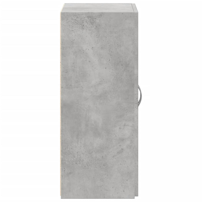 Fișet, gri beton, 60x32x77,5 cm, lemn prelucrat - WALTI WALTI