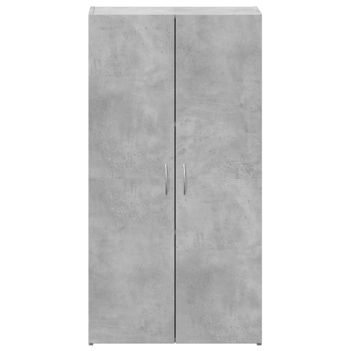 Fișet, gri beton, 60x32x115 cm, lemn prelucrat - WALTI WALTI