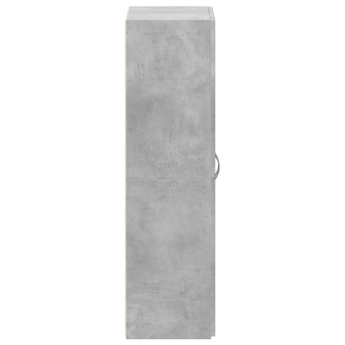 Fișet, gri beton, 60x32x115 cm, lemn prelucrat - WALTI WALTI