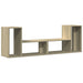 Dulap TV, 2 buc., stejar sonoma, 75x30x50 cm, lemn prelucrat - WALTI WALTI