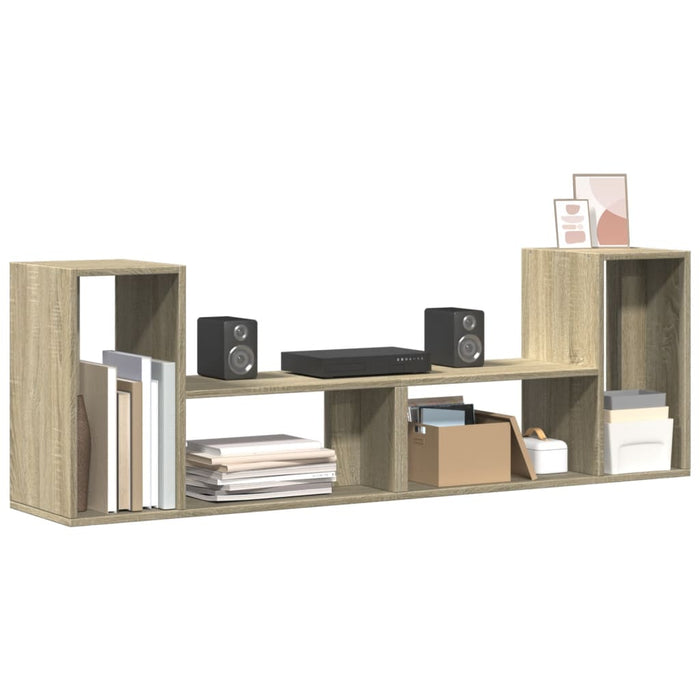 Dulap TV, 2 buc., stejar sonoma, 75x30x50 cm, lemn prelucrat - WALTI WALTI