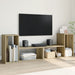 Dulap TV, 2 buc., stejar sonoma, 75x30x50 cm, lemn prelucrat - WALTI WALTI