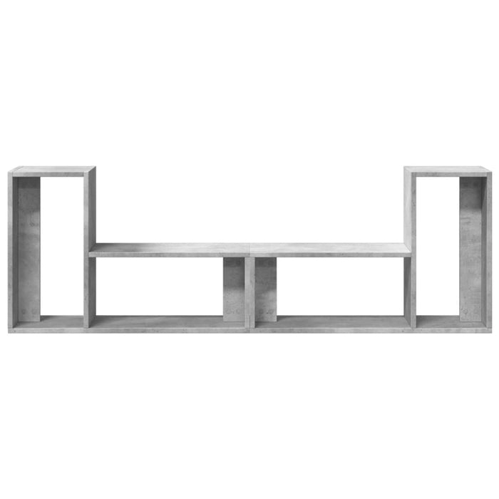 Dulapuri TV, 2 buc., gri beton, 75x30x50 cm, lemn prelucrat - WALTI WALTI