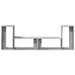 Dulapuri TV, 2 buc., gri beton, 75x30x50 cm, lemn prelucrat - WALTI WALTI