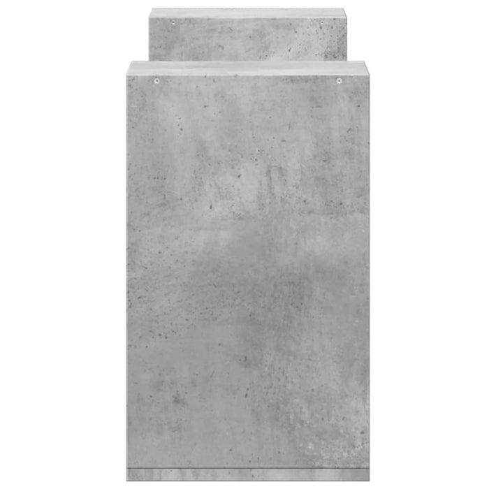 Dulapuri TV, 2 buc., gri beton, 75x30x50 cm, lemn prelucrat - WALTI WALTI