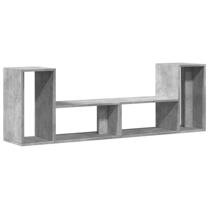 Dulapuri TV, 2 buc., gri beton, 75x30x50 cm, lemn prelucrat - WALTI WALTI