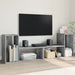 Dulapuri TV, 2 buc., gri beton, 75x30x50 cm, lemn prelucrat - WALTI WALTI