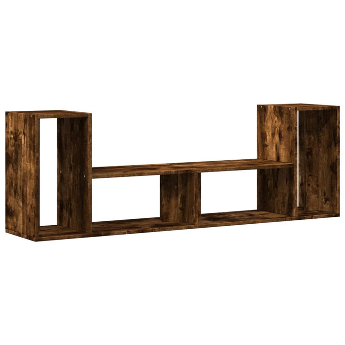 Dulapuri TV, 2 buc, stejar fumuriu, 75x30x50 cm, lemn prelucrat - WALTI WALTI