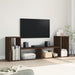 Dulap TV, 2 buc., stejar maro, 75x30x50 cm, lemn prelucrat - WALTI WALTI